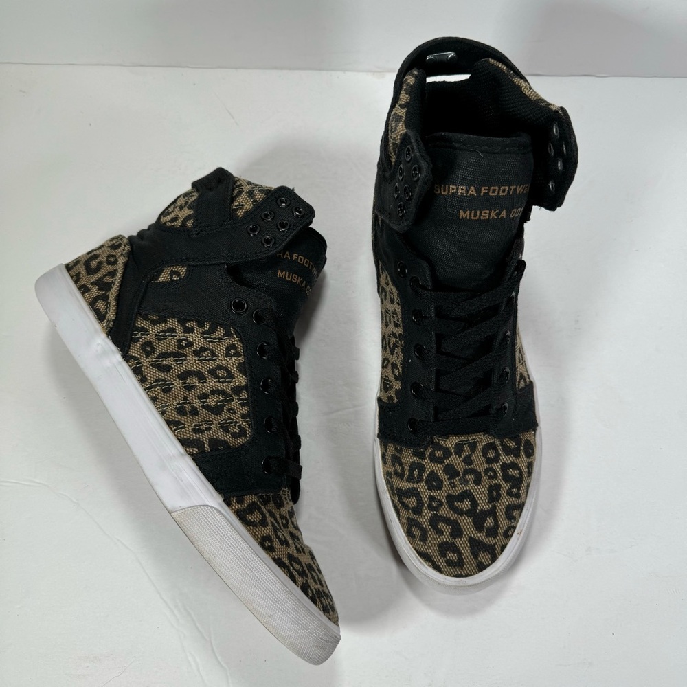 Supra SkyTop Cheetah Print Sneakers Women’s Size 10
